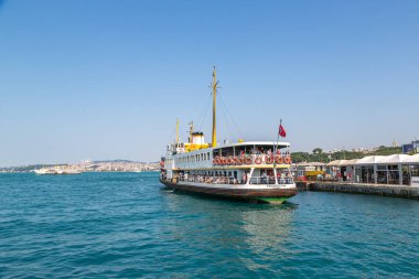İstanbul 'da yolcu gemisi
