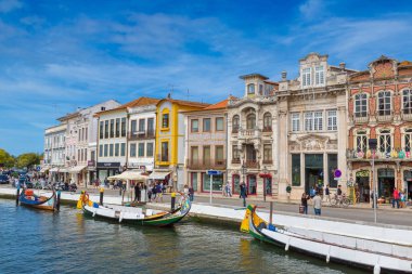 Aveiro, Portekiz geleneksel tekneler