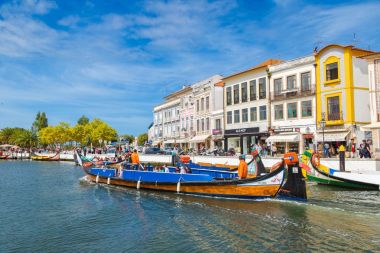 Aveiro, Portekiz geleneksel tekneler