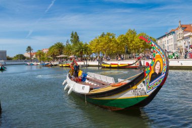 Aveiro, Portekiz geleneksel tekneler
