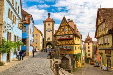 rothenburg eski sokak