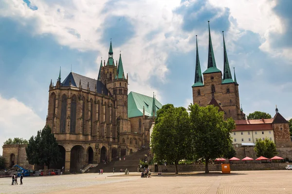 Bâtiment cathédrale d'Erfurt — Photo