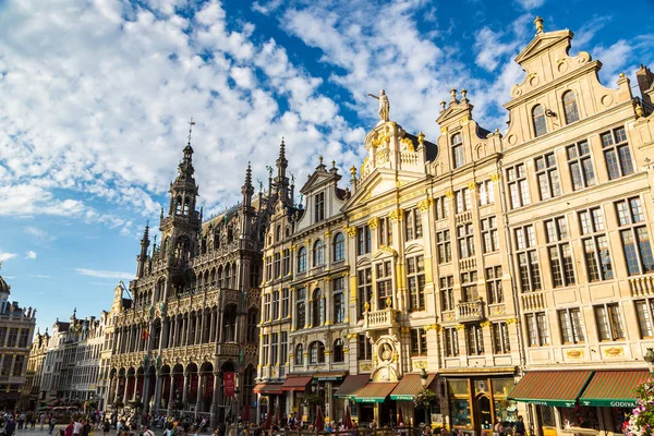 Grand Place di Brussels — Stok Foto