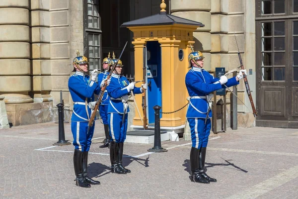 Royal Guards in Stockholm — Stock Photo, Image