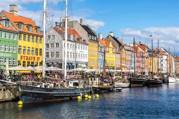 Stadsdelen Nyhavn i Köpenhamn — Stockfoto