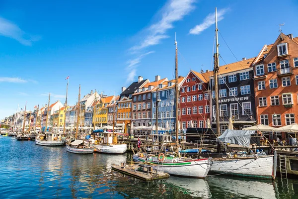 Nyhavn district  in Copenhagen — Stock Photo, Image