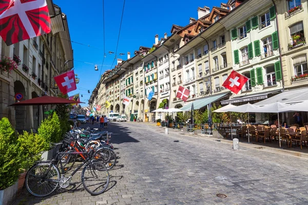 Calle antigua en Berna, Suiza —  Fotos de Stock