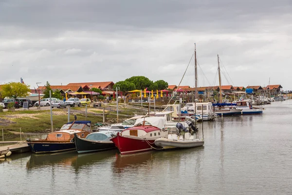 Oester dorp in de baai van Arcachon — Stockfoto