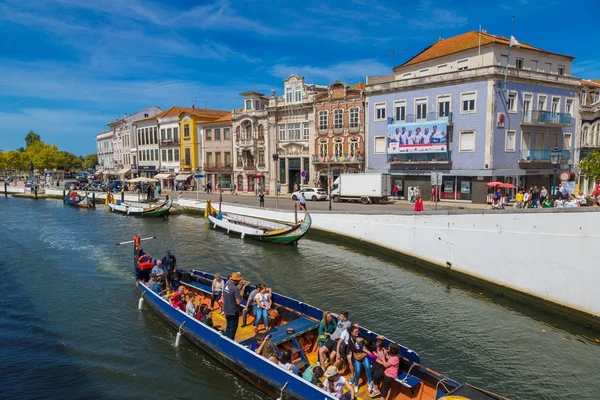 Bateaux traditionnels en Aveiro, Portugal — Photo