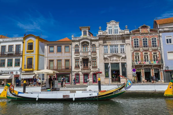 Bateaux traditionnels en Aveiro, Portugal — Photo