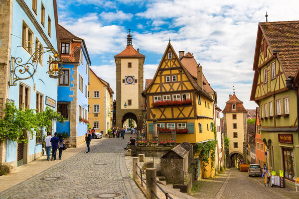 Old street in Rothenburg