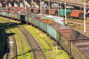 Demiryolu taşıma kargo terminali Odessa