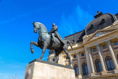 Kral heykeli Bükreş'te ben Carol