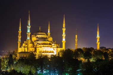 Istanbul'da Sultanahmet Camii (Sultan Ahmet)