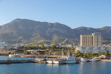 Kuzey Kıbrıs'ta Girne Panoraması