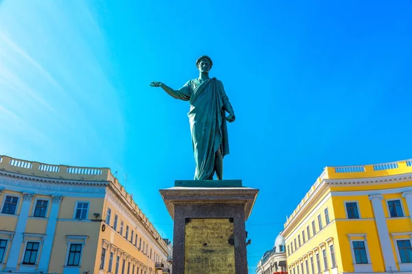 Hertog de Richelieu monument in Odessa — Stockfoto