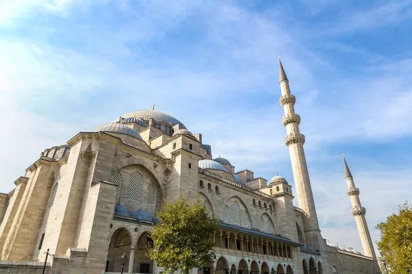 伊斯坦布尔苏莱曼尼亚清真寺 — 图库照片