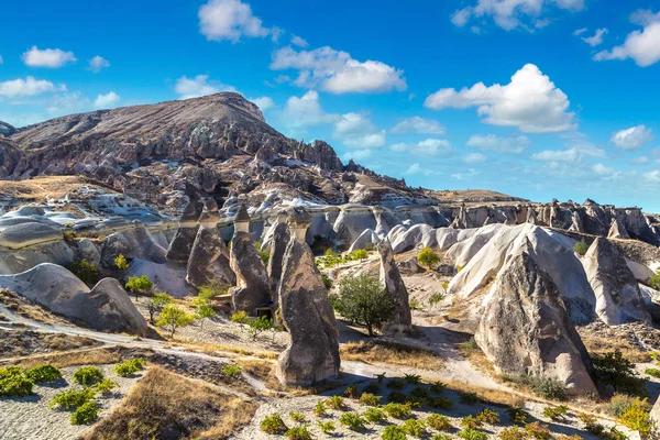 Volcanic rock formations landscape