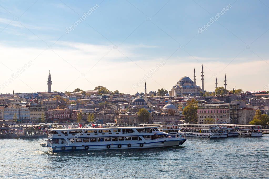 Istanbul view in Turkey