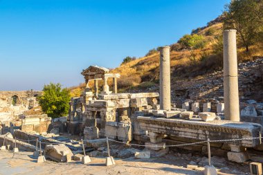 Antik kentin Ephesus Türkiye'de