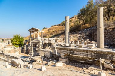 Antik kentin Ephesus Türkiye'de