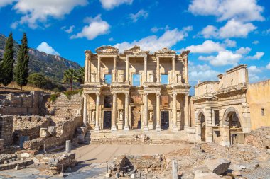 Celsius Library in Ephesus, Turkey clipart