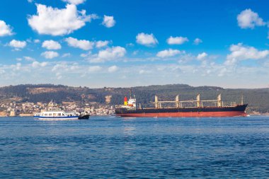 Konteyner gemisi Çanakkale Boğazı, Türkiye içinde