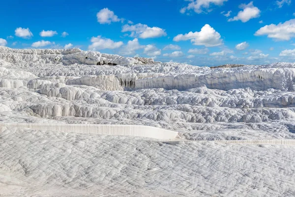 Travertine pools and terraces in Pamukkale