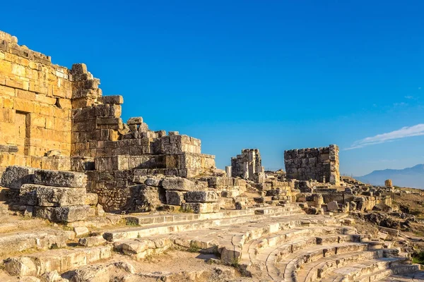 Cidade antiga Hierápolis, na Turquia — Fotografia de Stock