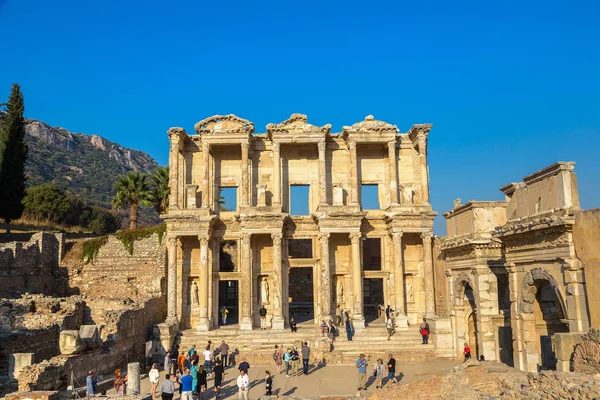 Celsius bibliotheek in Efeze, Turkije — Stockfoto