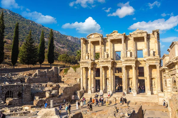 Celsius bibliotheek in Efeze, Turkije — Stockfoto