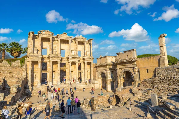 Biblioteca Celsius a Efeso, Turchia — Foto Stock