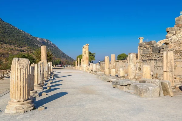 Antik kentin Ephesus Türkiye'de — Stok fotoğraf