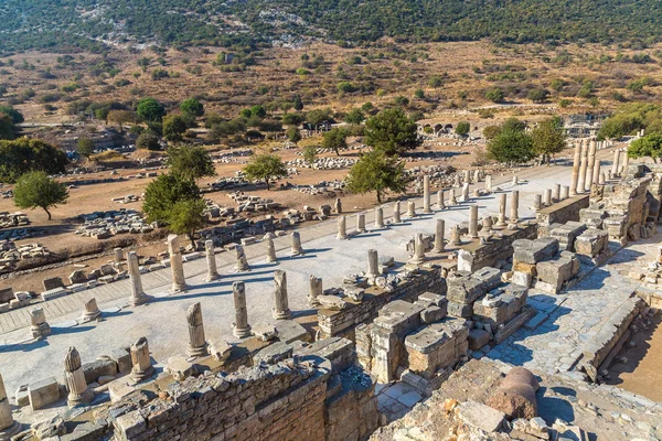 Antik kentin Ephesus Türkiye'de — Stok fotoğraf