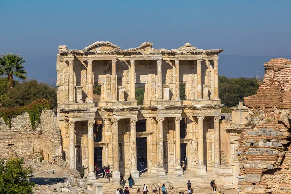 Biblioteca Celsius a Efeso, Turchia — Foto Stock