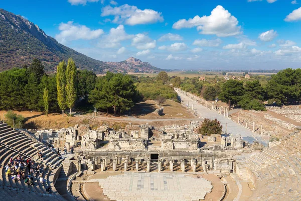 Amfiteater (Colosseum) i Efesos — Stockfoto