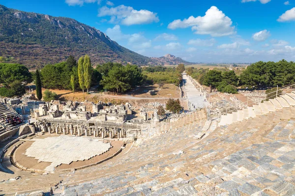 Anfiteatro (Coliseo) en Éfeso — Foto de Stock