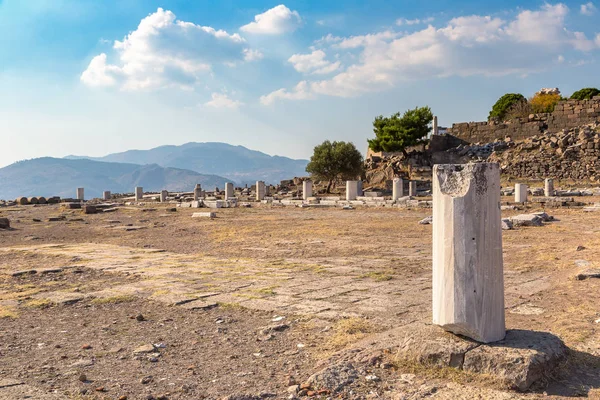 Ruínas de Pérgamo na Turquia — Fotografia de Stock