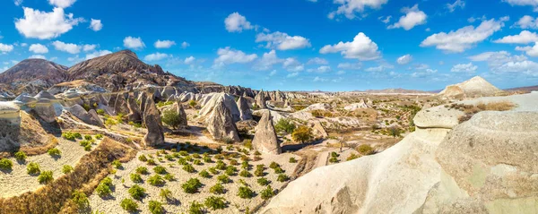 Volcanic rock formations landscape in Cappadocia — Stock Photo, Image