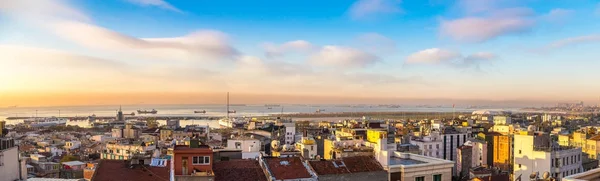 Istanbul Sunset panorama — Stockfoto