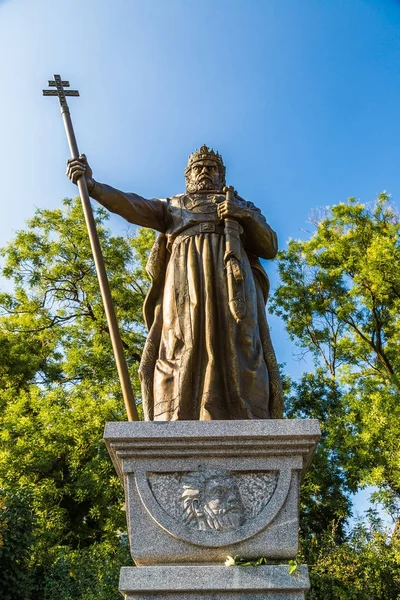 Пам'ятник король Самуїл у Софії — стокове фото
