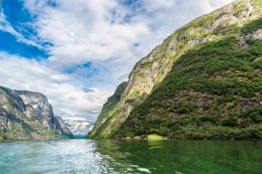 Sognefjord manzara Norveç'te