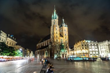 St. Mary Kilisesi Krakow 'da.