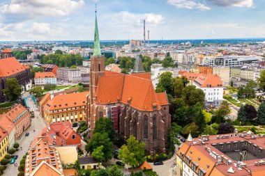 Wroclaw 'ın hava görünümü