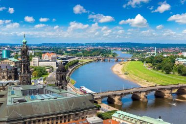 Dresden 'in panoramik görünümü
