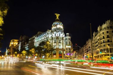 Metropolis bölgesinde Madrid.