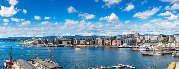 Osloer Hafen in Norwegen — Stockfoto