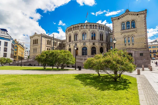 Norwegian Parliament in Oslo — Stock Photo, Image