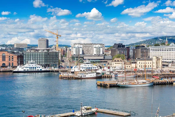 Porto di Oslo in Norvegia — Foto Stock