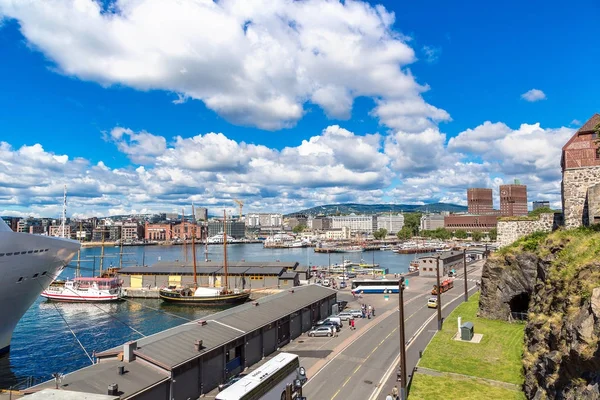 Oslo hamn i Norge — Stockfoto